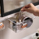 Washer sink countertop storage box mirror cabinet makeup removal cotton cosmetics finishing box cotton swab bathroom cabinet punch-free storage rack