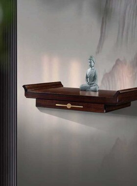 红木实木小型佛龛墙壁挂
