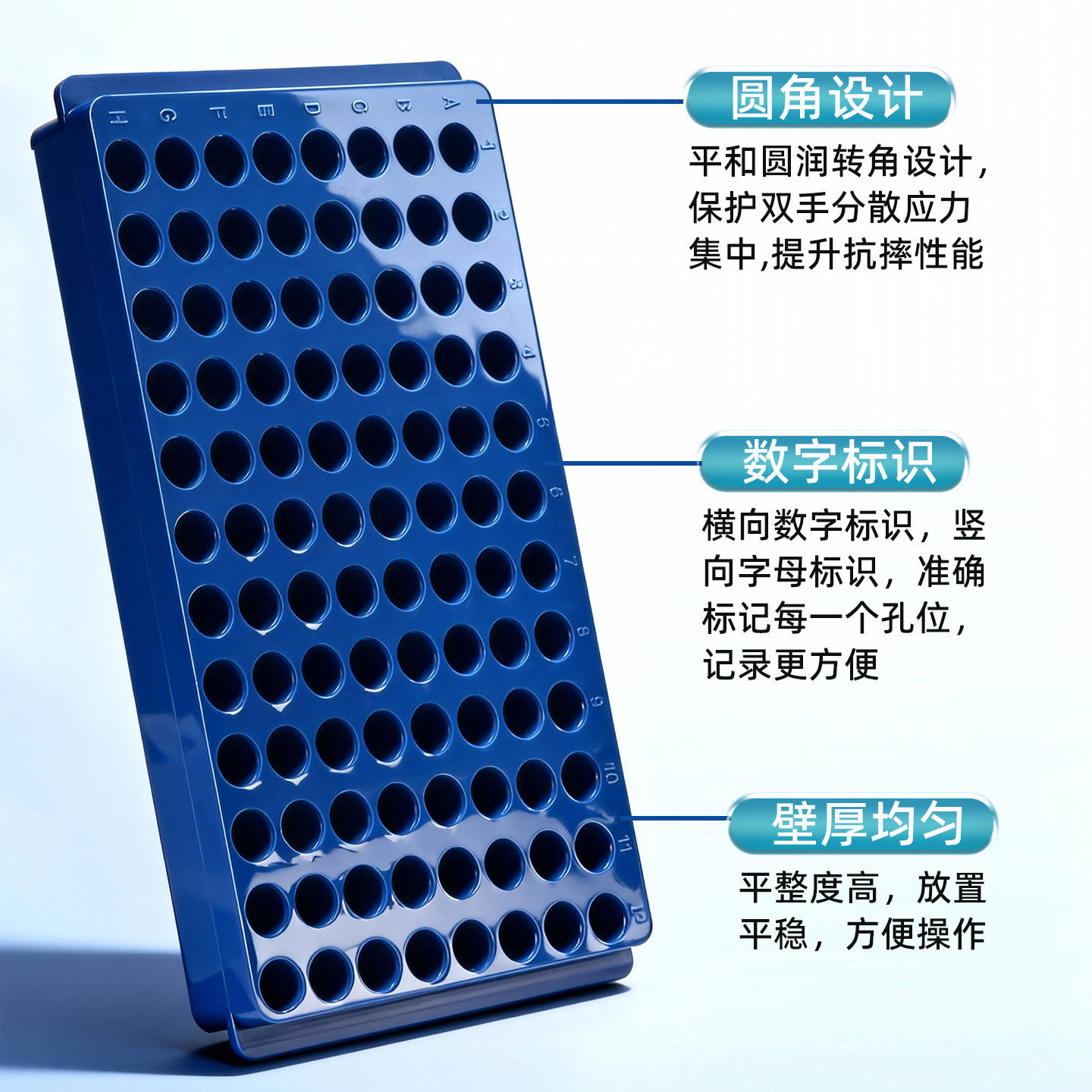 荣码双面板离心管架PCR管架塑料24孔/48孔/60孔/90孔实验室试管架 适配0.5/1.5/2ml双面架 多功能管架,淘宝优惠券,粉丝福利购,淘宝优惠卷