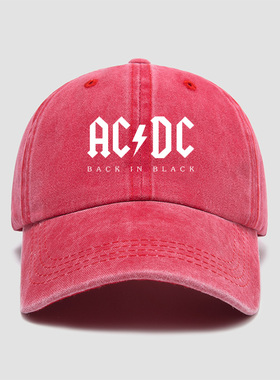 摇滚风acdc直流乐队男女棒球帽