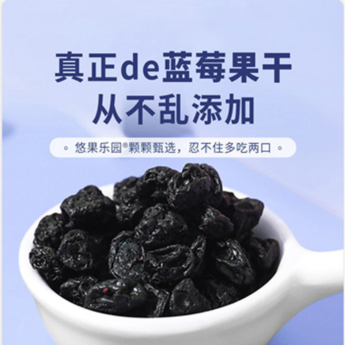 每日长白山蓝莓干无添加剂无添加糖果干600g/12盒零食整箱装礼盒 - 图1