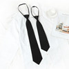 Jk black tie free of zipper fee dk tie