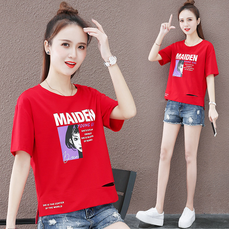 以纯夏款2020年新款宽松学生t恤 尚吻蔓T恤