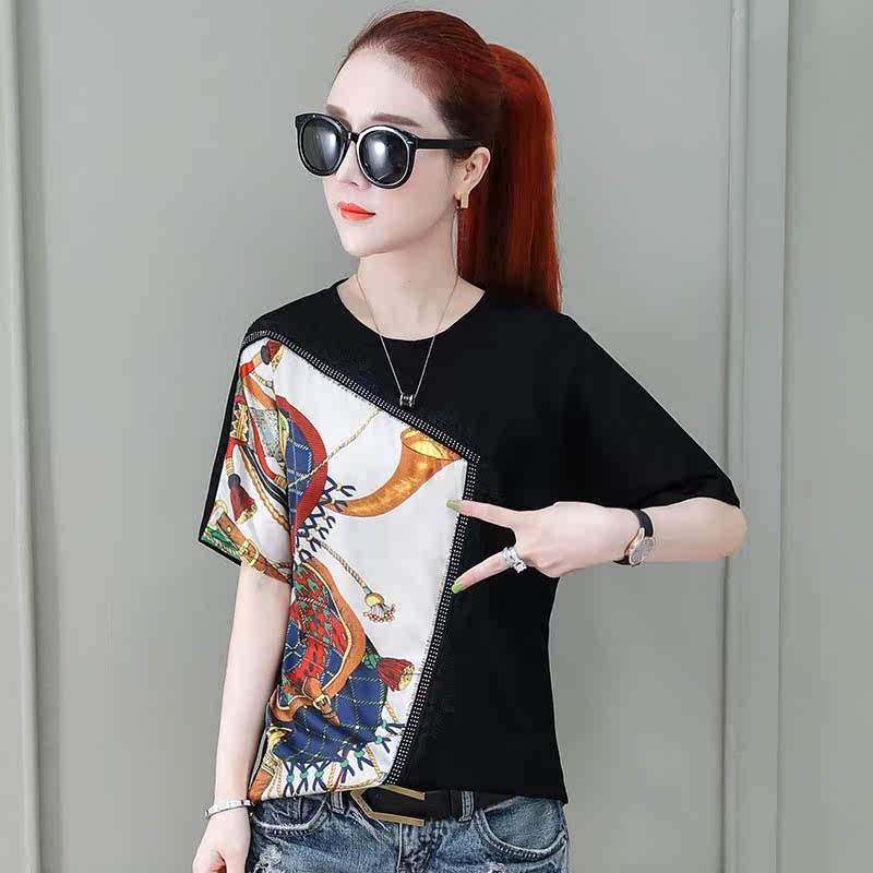 欧贝妮旗舰店官网短袖女夏装t恤 尚吻蔓T恤