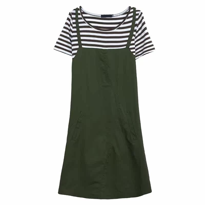 爱依服旗舰店背带裙子小个子套装 尚吻蔓连衣裙