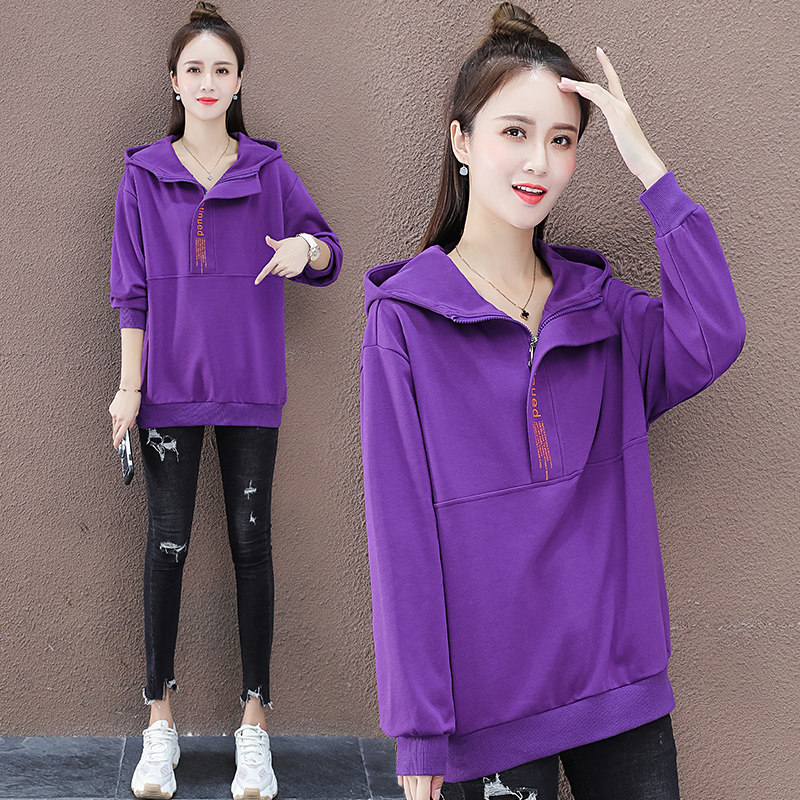 以纯官方旗舰店官网慵懒风宽松卫衣 尚吻蔓卫衣/绒衫