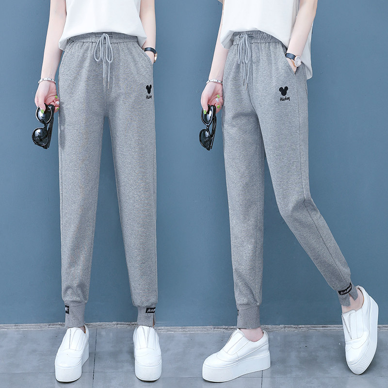 以纯官方旗舰店女显瘦百搭运动裤 尚吻蔓休闲裤