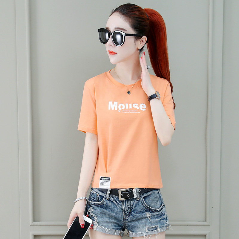 官方旗舰店短袖设计感小众女t恤衫 尚吻蔓T恤
