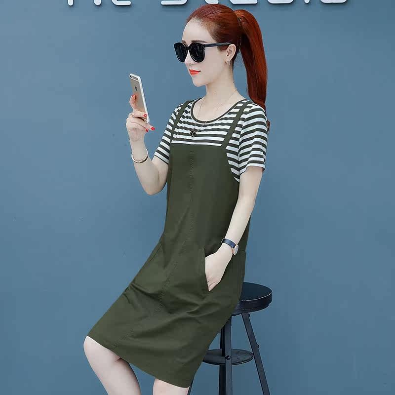 爱依服旗舰店背带裙子小个子套装 尚吻蔓连衣裙