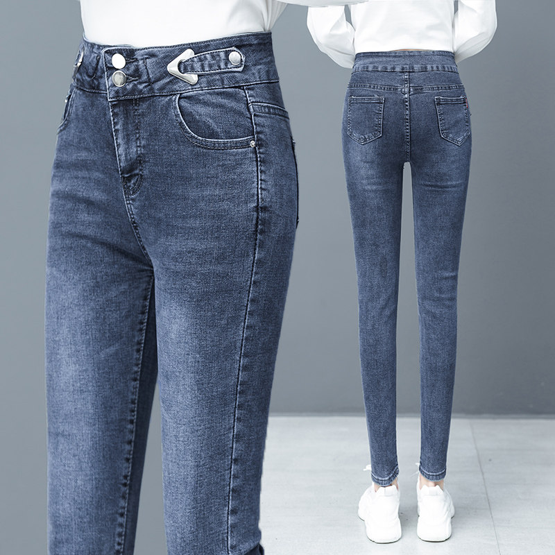 弹力小脚女2020夏装新款以纯牛仔裤 尚吻蔓牛仔裤