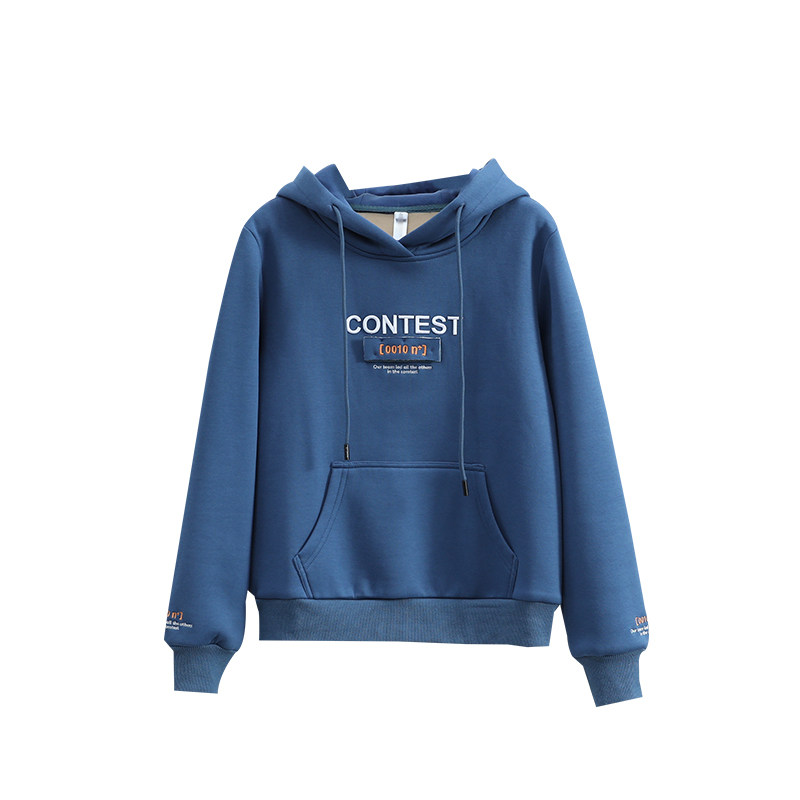 以纯官方旗舰店加绒2020年秋季卫衣 尚吻蔓卫衣/绒衫