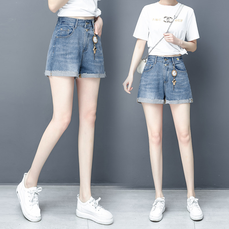 以纯官方旗舰店女直筒高腰夏牛仔裤 尚吻蔓牛仔裤