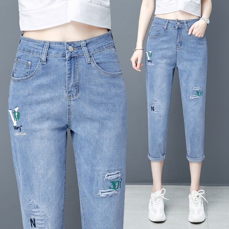 以纯官方旗舰店官网直筒高腰牛仔裤 尚吻蔓牛仔裤