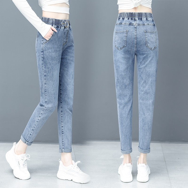 以纯官方旗舰店官网新款高腰百搭 尚吻蔓牛仔裤