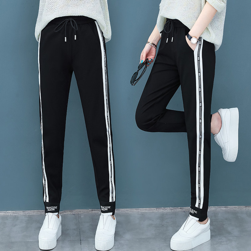 休闲2020早春新款女裤以纯运动裤 尚吻蔓休闲裤