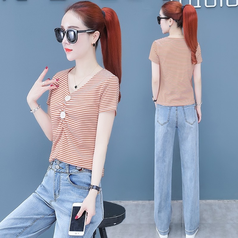 欧贝妮女装a21p官方旗舰店官网t恤 尚吻蔓T恤