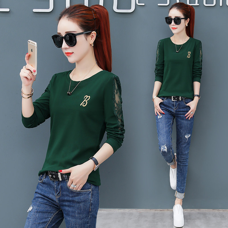 长袖t恤2020初秋新款以纯打底衫 尚吻蔓T恤