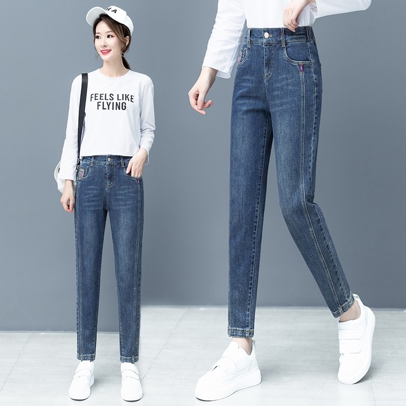 以纯官方旗舰店旗舰店铺官网色裤子 尚吻蔓牛仔裤