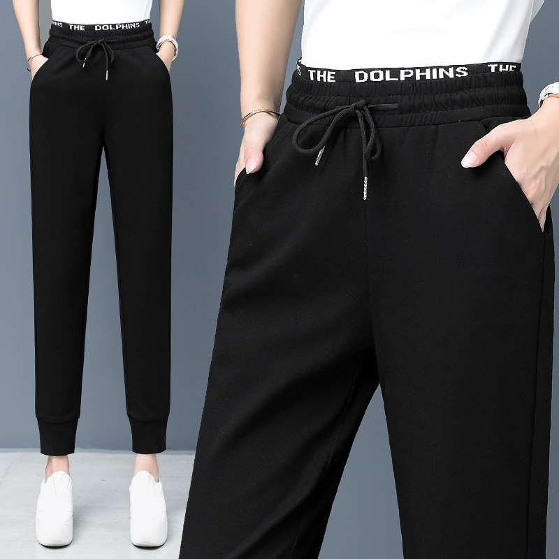 女宽松休闲束脚裤秋官方官网运动裤 尚吻蔓休闲裤