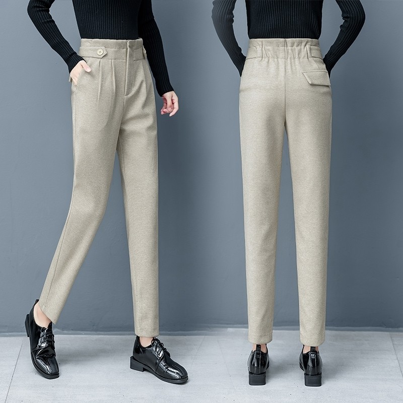 2020新款以纯秋冬季直筒烟管裤裤子 尚吻蔓休闲裤