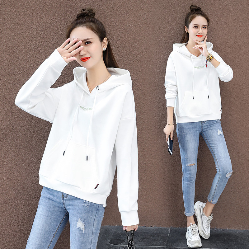 以纯官方旗舰店长袖连帽女2020卫衣 尚吻蔓卫衣/绒衫