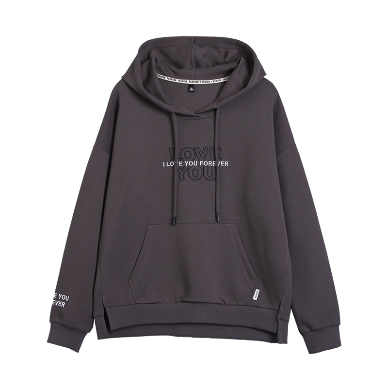 休闲连帽2020早秋新款宽松以纯卫衣 尚吻蔓卫衣/绒衫