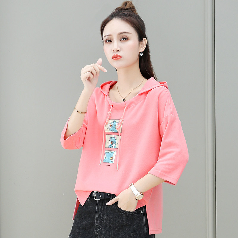 半袖t恤潮ins早秋2020以纯卫衣 尚吻蔓T恤