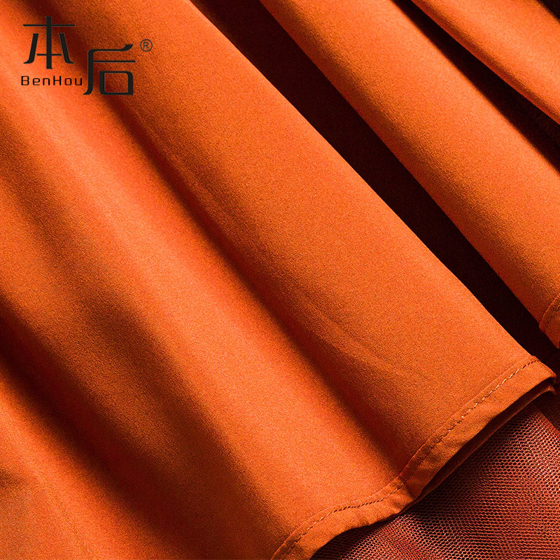 4层6米大摆!软钻巴厘纱a半身裙 本后半身裙