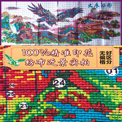 大展宏图2026年新款年轻人手工刺绣十字绣客厅线绣高级感高端大气 - 图2