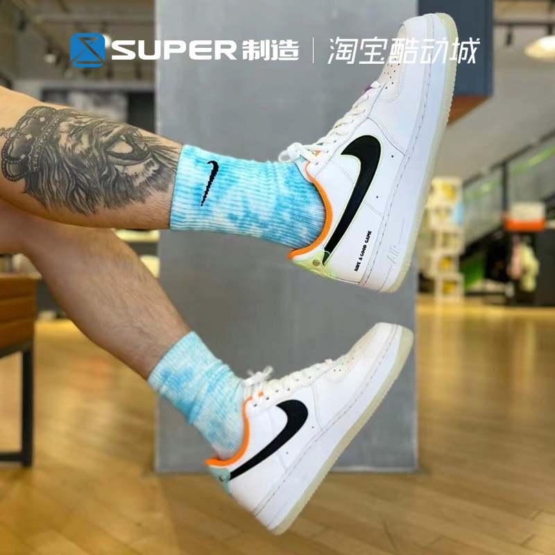 Nike耐克Air Force 1 AF1纯白空军一号男女板鞋小白鞋CW2288-111 - 图1