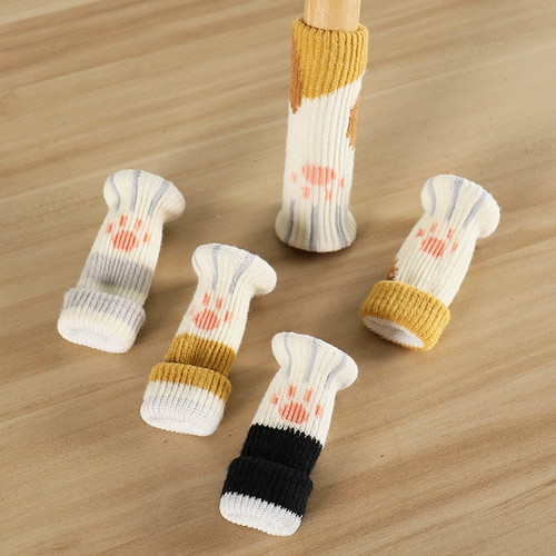 Двухэтажные носки, беззвучный коврик, износостойкая подставка для ног, защитный чехол, увеличенная толщина