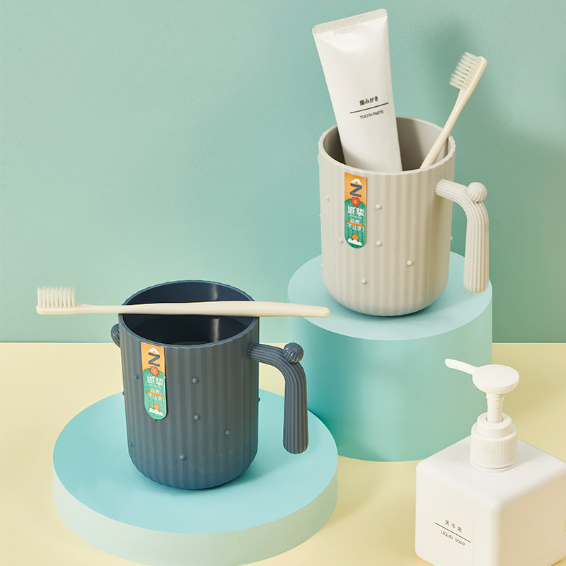 家用漱口杯情侣男士刷牙杯子牙缸漱口牙杯牙刷男牙杯口杯洗漱杯女 - 图2
