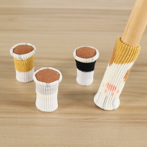 Двухэтажные носки, беззвучный коврик, износостойкая подставка для ног, защитный чехол, увеличенная толщина