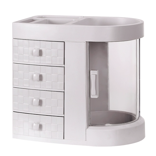 星优 Косметическая коробка для хранения, помада для ухода за кожей, вместительный и большой настольный туалетный столик