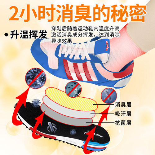 日本除臭贴鞋子除臭剂鞋臭去异味神器球鞋皮鞋内去味抑菌防臭吸汗 - 图1