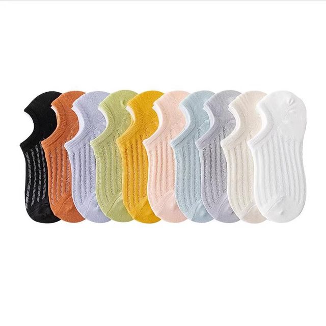 Hollow invisible shallow mouth short socks