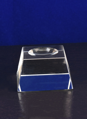 球底座水晶凹底梯水晶凹底梯形