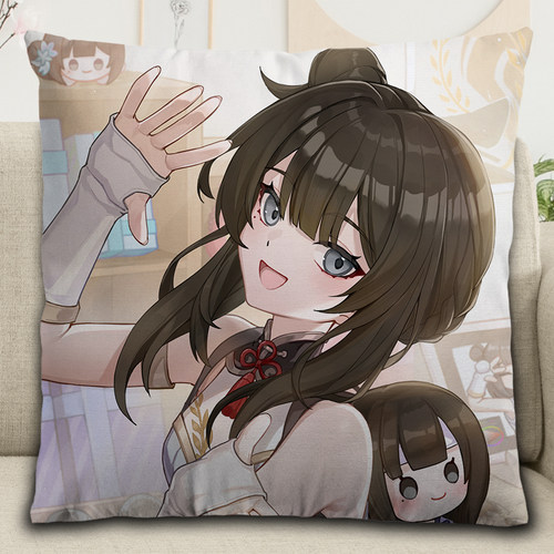 饿殍明末千里行周边满穗抱枕二次元动漫方形毛绒玩偶定制靠垫枕头 - 图2