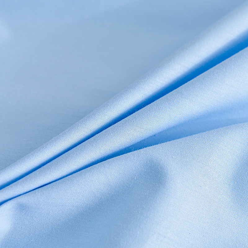 四季款全棉素色天蓝色单品枕套纯棉斜纹环保印染纯色浅蓝色枕头套