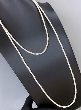 长款珍珠项链毛衣链轻奢高级感叠戴珍珠项链颈链女款2025新款爆款