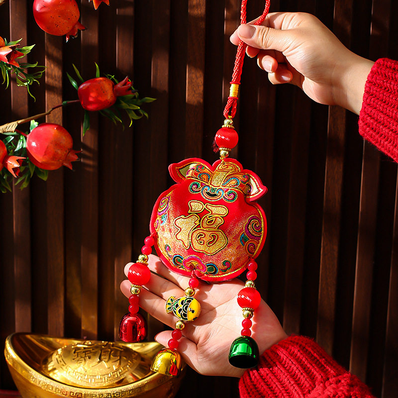 马年春节过年新年装饰布置用品小挂件挂串鱼版入户门小铃铛挂饰,淘宝优惠券,粉丝福利购,淘宝优惠卷