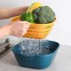 Double drain basket filter basket fruits and vegetables to wash rice