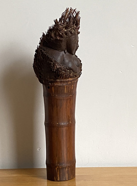 复古摆件竹根雕【贵妃出浴】中式装饰古典美女 手工雕刻收藏品