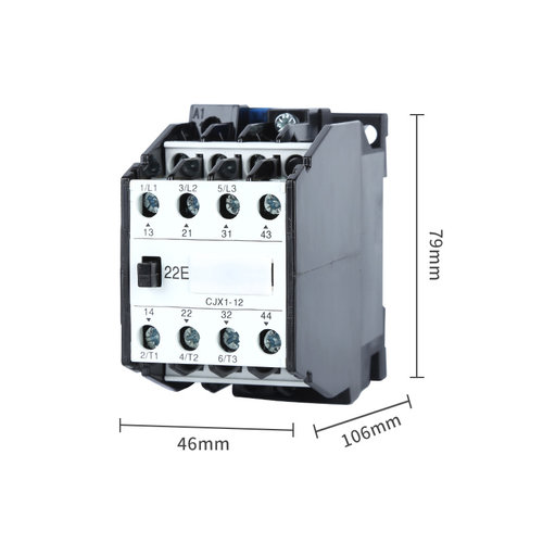 德力西交流接触器CJX1-9/12/16/22/32B三相380V家用220V24V36V110-图2