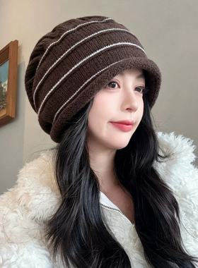 堆堆帽子女款2026新款秋冬显脸小