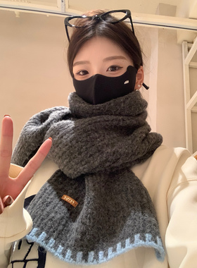 围巾女款2026新款冬季学生高级感