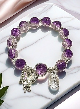 悟空手链琉璃甜美饰品