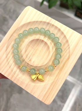 女孩琉璃手链新中式古风仿东陵玉手链平安扣貔貅莲子两世欢手串