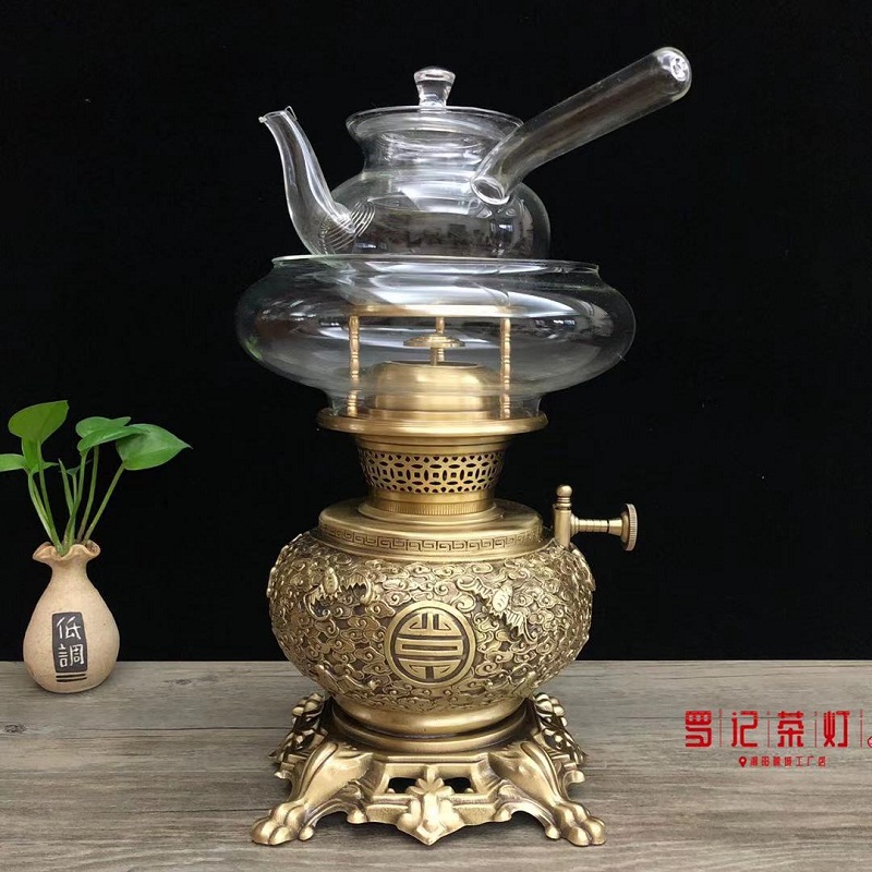 煤油茶灯煮茶炉空气灯功夫茶具烧水炉煮茶器 - 图0