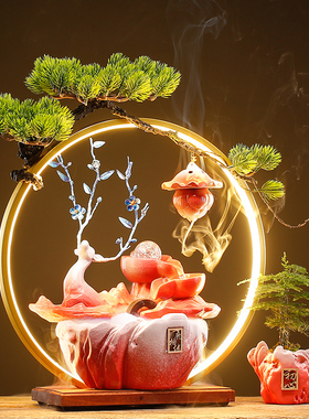 流水摆件招财生财乔迁开业礼品